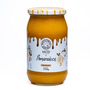 Miód Z Pomarańczą 1,150kg Pasieka Porębski Prawdziwy Naturalny